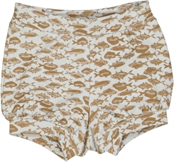 Wheat Issa shorts - Dusty Dove fish